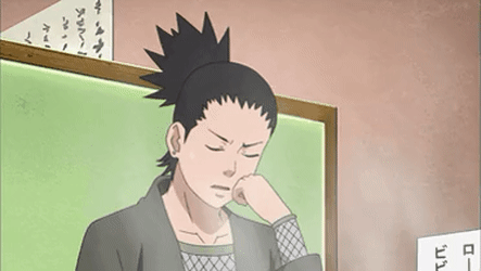 Shikamaru Nara Naruto Thinking Serious GIF