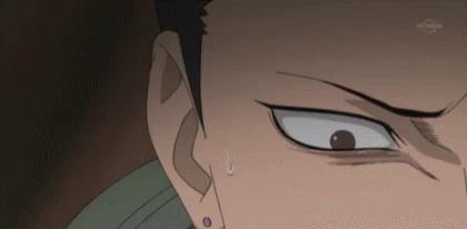 Shikamaru Naruto Angry Eyes Glare GIF