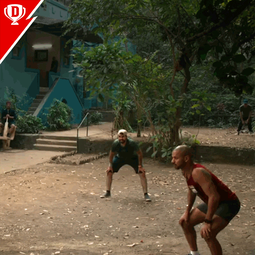 Shikhar Dhawan Jump Catch Meme GIF