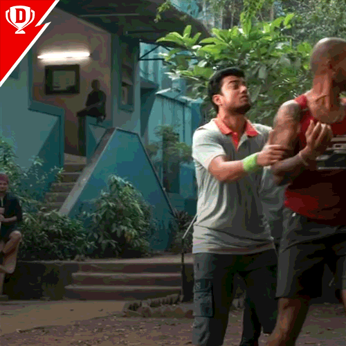 Shikhar Dhawan Push Funny Ad GIF