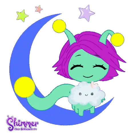 Shimmer The Glowworm Cartoon Character