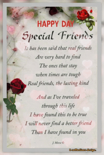 Shimmering Friends Birthday Greetings GIF