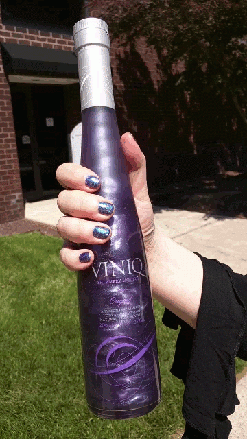 Shimmering Purple Viniq Vodka GIF