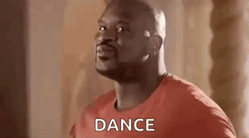 Shaq And Kitty Shimmy Dance GIF