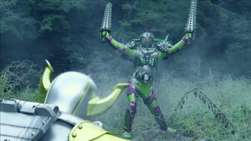 Kamen Rider Shimmy Dance GIF