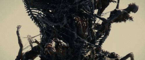 Zoom In Shot Shin Godzilla Intricate Anatomy GIF