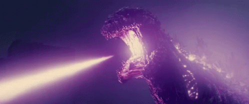 Shin Godzilla Releasing Massive Flames GIF