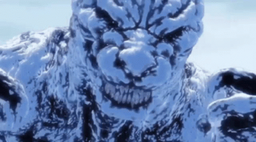 Shin Godzilla Frozen In Snow GIF