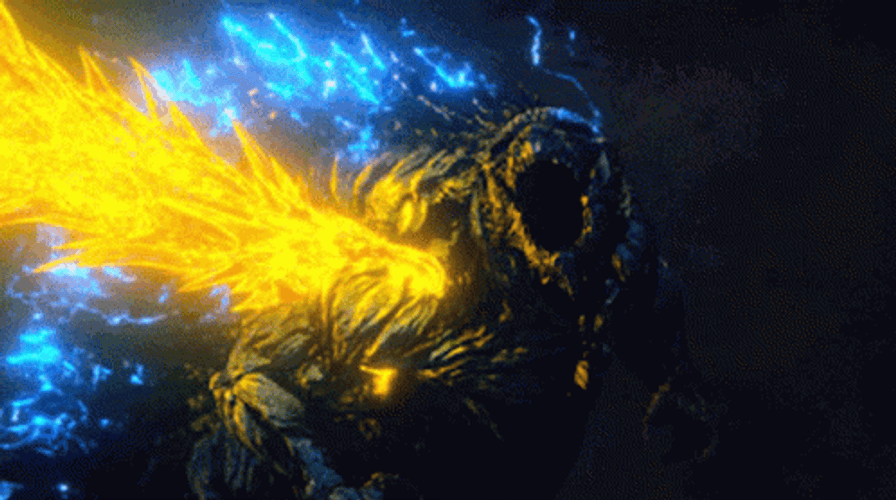Shin Godzilla Mouth Close Up Loop Shot GIF