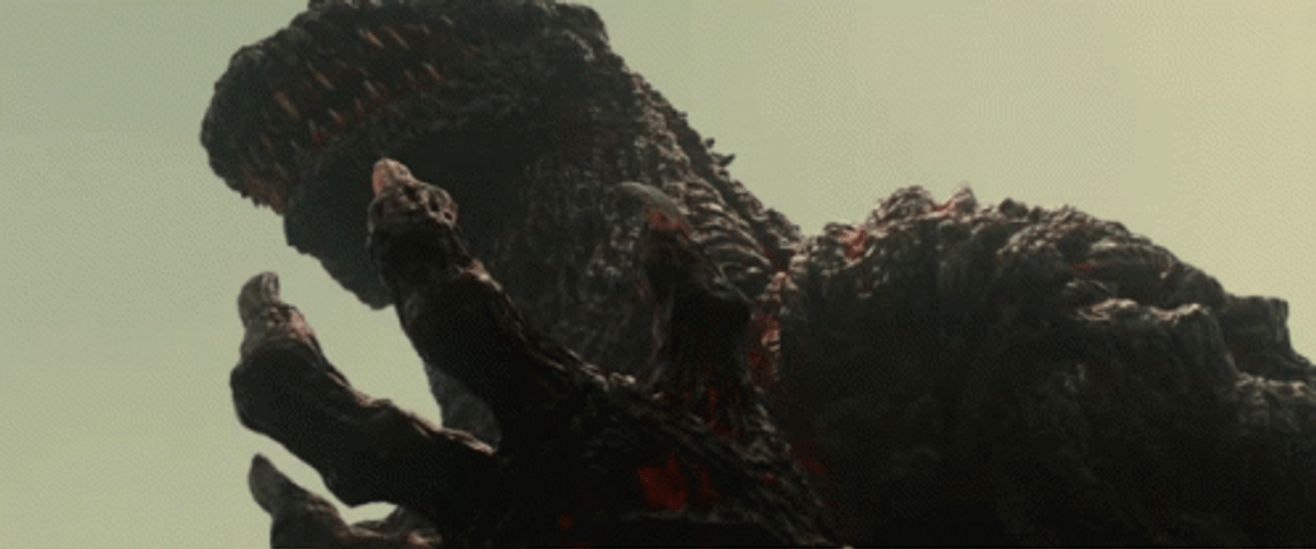 Shin Godzilla Showing Clenched Hand GIF