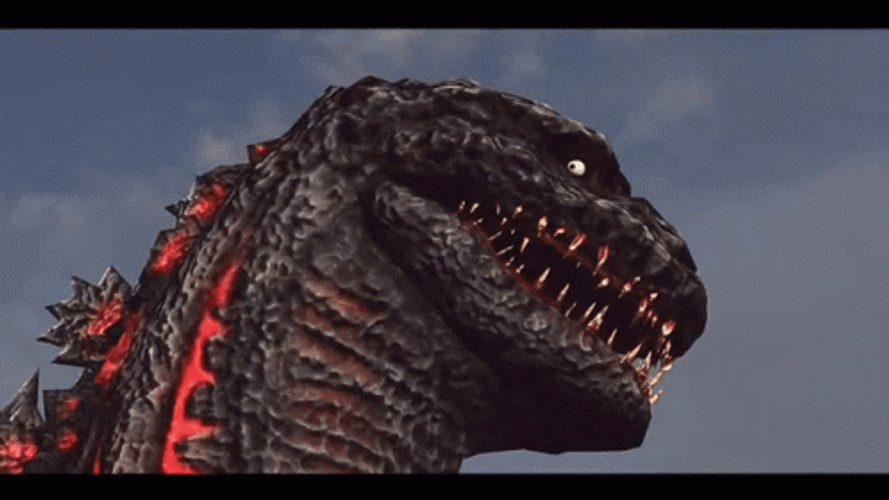 Shin Godzilla Wagging Tail GIF