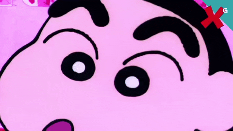 Shinchan Amazed Blink GIF