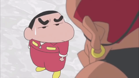Shinchan Annoyed Talking GIF
