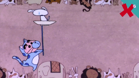 Shinchan Balancing Trick GIF