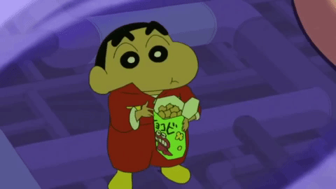 Shinchan Eating Chips GIF