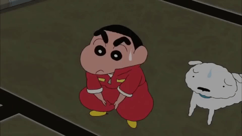 Shinchan Exercise Preparing GIF