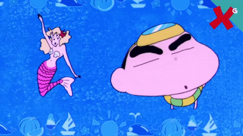 Shinchan Shake Head GIF