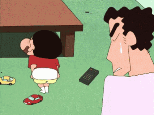 Shinchan Tease Gif GIF