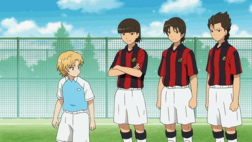 Shindou Sakata Football Kickoff GIF