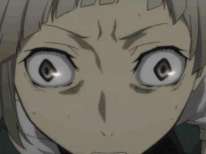 Shinji And Girl Shocked GIF