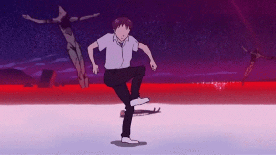 Shinji Field Dancing GIF