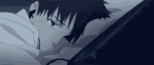 Shinji Ikari Sad Listening To Music Bed Evangelion GIF