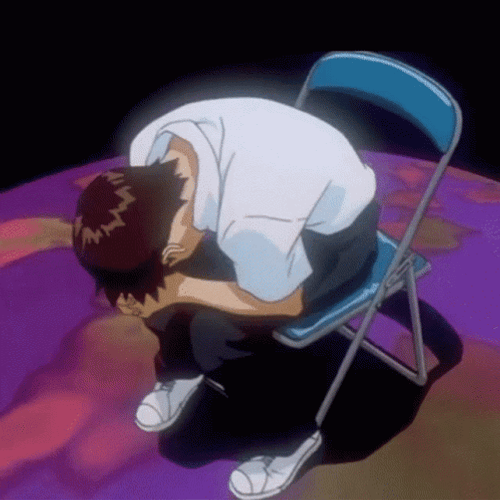 Shinji Real Life Compared Scene GIF