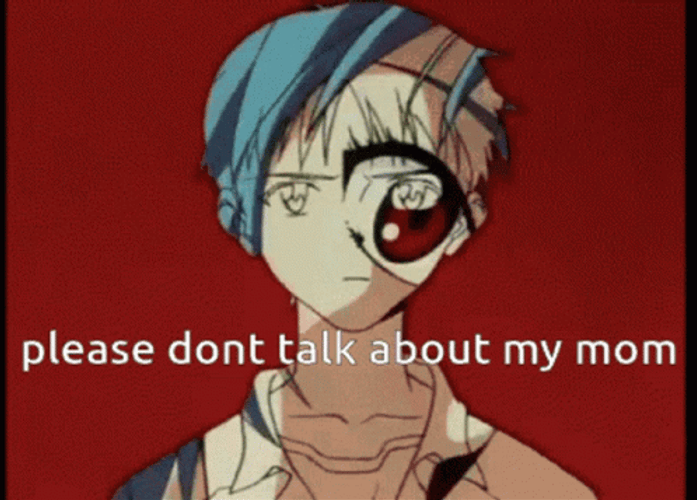 Shinji Says Please Don't Talk About My Mom GIF
