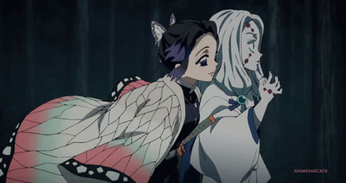 Shinobu Kocho And Spider Demon GIF