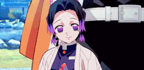 Shinobu Kocho Anime Smirk GIF