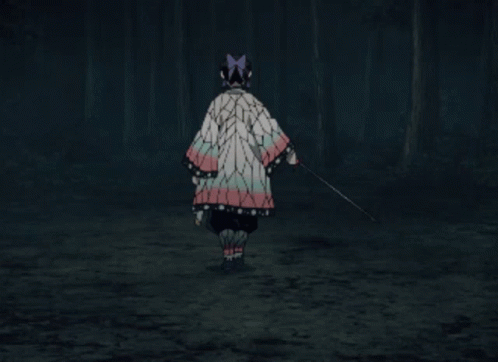 Shinobu Kocho Anime Sword Exhibition GIF