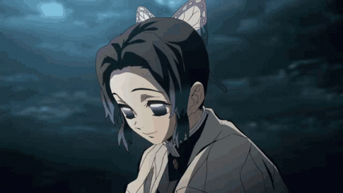 Shinobu Kocho Demo Slayer Anime Talking GIF