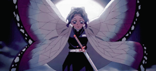 Shinobu Kocho Falling From The Sky GIF