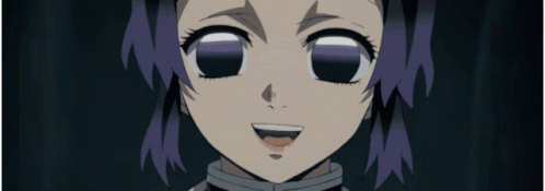 Shinobu Kocho Katana In Front Of Face GIF