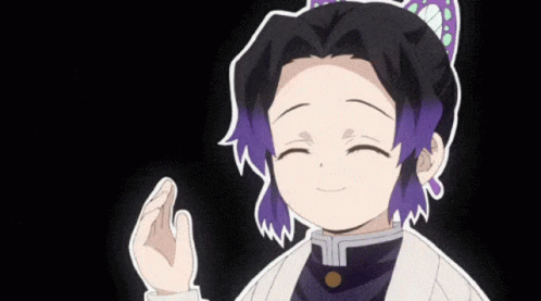 Shinobu Kocho Waving Her Hands GIF
