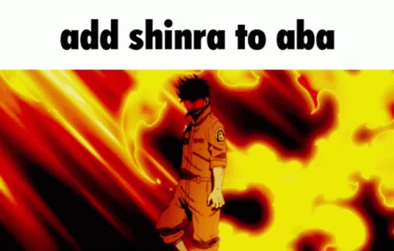 Shinra Kusakabe Burning Flames GIF