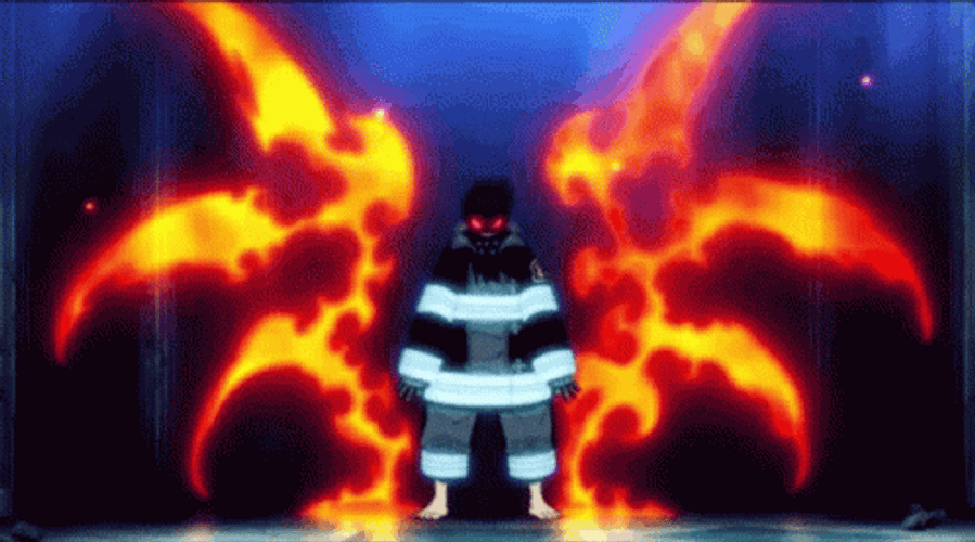 Shinra Pyrokinetic Flame Ability Unleashed GIF