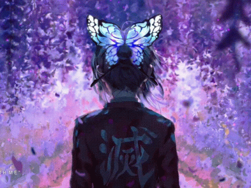 Shinubo Brilliant Butterfly Anime GIF
