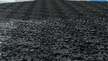 Shiny Black and White Surface With Small Squares