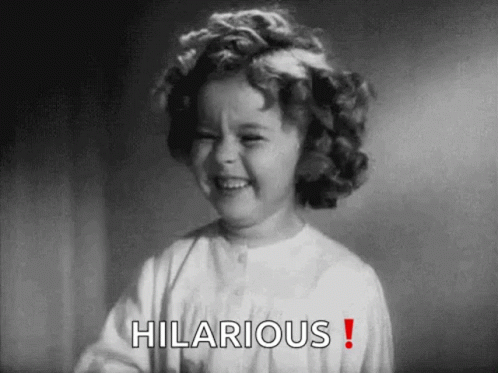 Shirley Temple Giggles Hilarious GIF