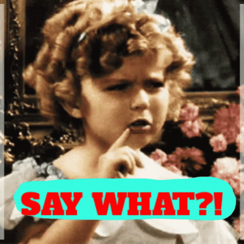 Shirley Temple Saying What