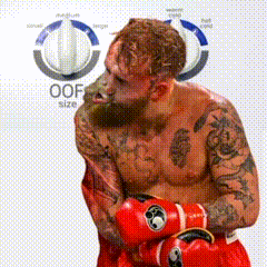 Shirtless Boxer with Red Gloves