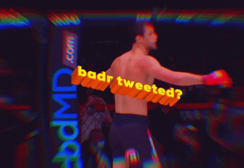 Shirtless Man Arms Outstretched Boadr Tweeted On Chest GIF