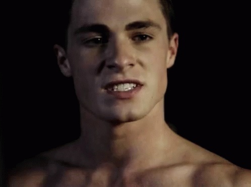 Shirtless Man Close Up