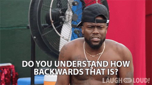 Shirtless Man Do You Understand How Backwards That Is GIF