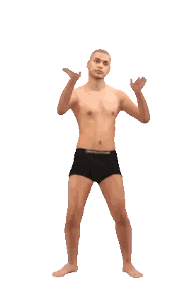 Shirtless Man in Black Under Armour Boxer Shorts