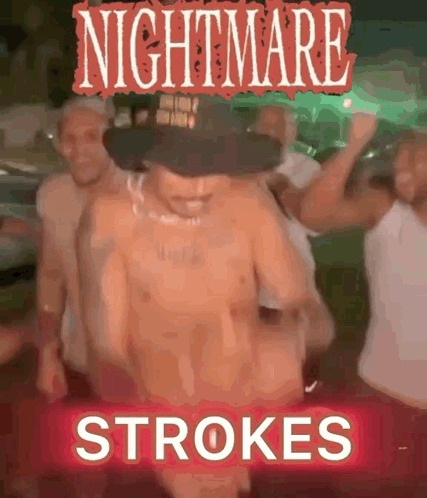 Shirtless Man In Cowboy Hat Dancing GIF