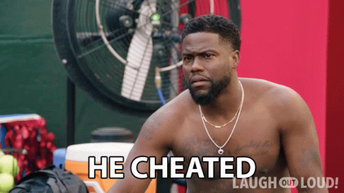 Shirtless Man in Front of Fan Says He Cheated Laugh Out Loud