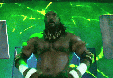 Shirtless Man In Front Of Green Light GIF