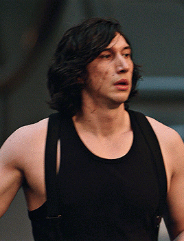 Shirtless Man In Suspenders And Black Tank Top GIF